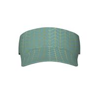 YOFIEN Gorra de béisbol geométrica Color Verde Azulado con Estampado de Espiga y Detalles en imitación de lámina Dorada para Mujer y Hombre. Visores para el Sol. Sombreros y Gorras para Mujer.