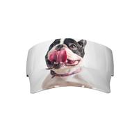 YOFIEN Gorra de béisbol Happy Curious Dog French Bulldog para Mujer y Hombre, Viseras para el Sol, Sombreros y Gorras para Mujer.