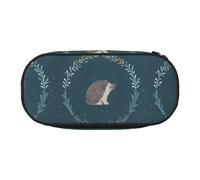 YOFIEN Lindo Erizo pequeño, Estuche pequeño para lápices de Gran Capacidad, Organizador de papelería de Oficina