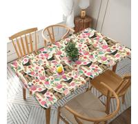 YOFIEN Mantel Rectangular Impermeable de 1,5 m con Borde elástico, diseño de Perro Airedale Terrier