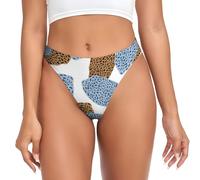 YOFIEN Resumen de la Mejor y más Moderna Ropa Interior Tipo Tanga sin Costuras de Piel de Leopardo para Mujer, Bragas Invisibles para Mujer, Bragas Deportivas.