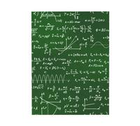 YOFIEN Tabla de fórmulas de ecuaciones matemáticas para pared, pósteres, láminas decorativas para dormitorio, 30x40cm