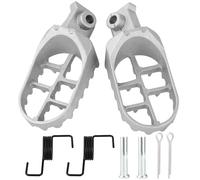 YOFMOO Estriberas de pie PW50 PW80 compatibles con Yamaha PW 50 80 BW80 DT50 RT100 RT180 T225S TT225T TTR110 TTR50E TTR90 TTR90E TW200 WR200 WR250 WR50 0 XT222 5 XT250 XT350 XT600 1981-2015