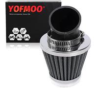 YOFMOO Limpiador de filtro de aire de 35 mm en ángulo de 45 grados para motor de 50 cc - 90 cc 110 cc 125 cc de 2 tiempos y 4 tiempos para motocicleta, ATV, quad, scooter, Gokart, ciclomotor, Pit Dirt
