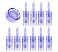 Yofuly 12 Pin Microagujas Agujas Dermapen, Dermapen Agujas Microagujas de Slot Baioneta para Derma Pen Ultima A6 Elétrica,10pcs