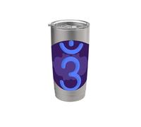 Yoga Ajna Conciencia Tercer Ojo Chakra Brahman Vaso térmico de acero inoxidable de doble pared