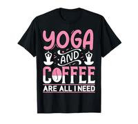 Yoga And Coffee Are All I Need Camiseta