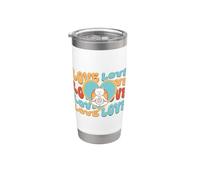 Yoga Anime-Manga Gatos Meditación Budismo-Budista Yoga Vaso térmico de acero inoxidable de doble pared