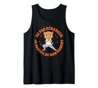 Yoga Anime-Manga Gatos Meditación-Budismo Divertidas Gatos Camiseta sin Mangas