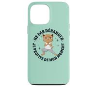 Yoga Anime-Manga Gatos Meditación-Budismo Divertidas Gatos Carcasa para iPhone 13 Pro Max