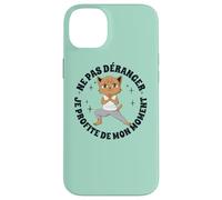 Yoga Anime-Manga Gatos Meditación-Budismo Divertidas Gatos Carcasa para iPhone 14 Plus