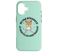 Yoga Anime-Manga Gatos Meditación-Budismo Divertidas Gatos Carcasa para iPhone 16