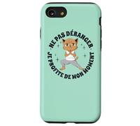 Yoga Anime-Manga Gatos Meditación-Budismo Divertidas Gatos Carcasa para iPhone SE (2020) / 7 / 8