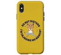 Yoga Anime-Manga Gatos Meditación-Budismo Divertidas Gatos Carcasa para iPhone X/XS