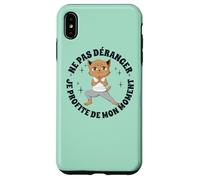 Yoga Anime-Manga Gatos Meditación-Budismo Divertidas Gatos Carcasa para iPhone XS Max