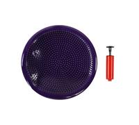 Yoga Balance Pad Soft Thickened Cushion for Ankle Recovery and Stability Training with Pump Purple Color