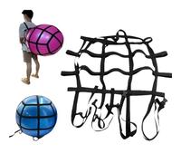Yoga Ball Strap, Workout Strap, 28x25x4cm, Strengthening Stretching Training, Lightweight Durable Design, Portable Adjustable Belt for Pilates, Aerobic Fitness, Easy Carry
