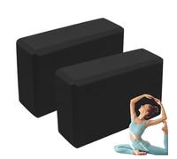 Yoga Brick - 2 Pack - Bloques de ejercicios para estirar y equilibrar, herramientas de cuña antideslizantes para yoga caliente, gimnasio o entrenamiento en casa, soporte para principiantes