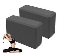 Yoga Brick - 2 Pack - Bloques de ejercicios para estirar y equilibrar, herramientas de cuña antideslizantes para yoga caliente, gimnasio o entrenamiento en casa, soporte para principiantes
