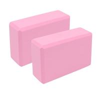 Yoga Brick, 2 x EVA Foam Dance Blocks, 9.06x5.91x2.95 Inch Advanced Yoga, Lightweight and Comfortable, Slip-Resistant Wedge Balance Tool for Stretching, Beginners, Meditation