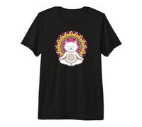 Yoga Camisa Gatos Mandalas meditación Camiseta Premium