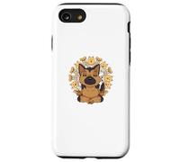 Yoga camisa mandalas meditación Pastores alemanes perro Yoga Carcasa para iPhone SE (2020) / 7 / 8
