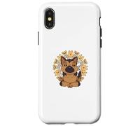 Yoga camisa mandalas meditación Pastores alemanes perro Yoga Carcasa para iPhone X/XS