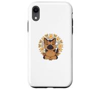 Yoga camisa mandalas meditación Pastores alemanes perro Yoga Carcasa para iPhone XR