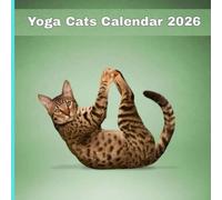 Yoga cats calendar 2026: A gift for cat lovers