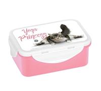 Yoga Cats & Dogs Yoga Cats Princess - Fiambrera de Polipropileno, Multicolor, 18 x 13 x 8 cm