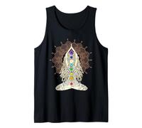Yoga Chakra Namaste Buda Energía Lotus Karma Om Camiseta sin Mangas