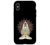 Yoga Chakra Namaste Buda Energía Lotus Karma Om Carcasa para iPhone X/XS