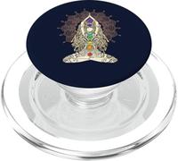 Yoga Chakra Namaste Buda Energía Lotus Karma Om PopSockets PopGrip para MagSafe