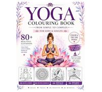Yoga Coloring Book: 80+ Relaxing Designs for Kids & Adults | Mandalas, Lotus Flowers & Yoga Poses You Can Color and Gently Try