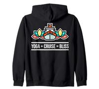 Yoga + Crucero = Bliss Cruise Ship Lover Cruising Squad Sudadera con Capucha