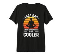 Yoga Dad Like A Regular Dad But Cooler For Fathers Day Camiseta Premium