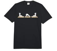 Yoga Deportes Ejercicio Meditación Relajarse Divertido Perro Yoga Poses Comfort Colors Adult Heavyweight T-Shirt