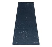 YOGA DESIGN LAB La esterilla de yoga combinada | 2 en 1 estera+toalla | Eco Luxury | Ideal para yoga caliente, poder, bikram, Ashtanga, sudor | Incluye correa de transporte (Celestial, 5.5mm)