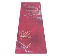 YOGA DESIGN LAB | The Combo Yoga Mat | Eco Luxury | Ideal for Hot Yoga, Power, Bikram, Ashtanga, Sweat | Studio Quality | Includes Carrying Strap! (Iris, 3.5mm)