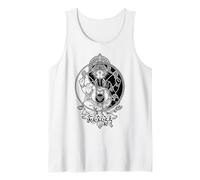 Yoga Elefante Dios Ganesh Ganesha Indio Yin Yang Símbolo Camiseta sin Mangas