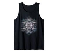 Yoga espiritual Metatron Cubo Geometría Sagrada Camiseta sin Mangas