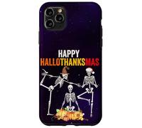 Yoga Esqueleto Halloween Acción de Gracias Navidad Hola Gracias Carcasa para iPhone 11 Pro MAX