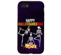Yoga Esqueleto Halloween Acción de Gracias Navidad Hola Gracias Carcasa para iPhone SE (2020) / 7/8