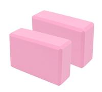 Yoga EVA - Tamaño estándar 3x6x9 pulgadas de alta densidad 2 piezas herramientas de soporte para fitness, herramientas de estiramiento, soporte para posturas de yoga | entrenamiento en casa, club spor