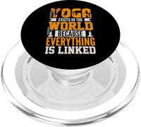 Yoga Exists In The World Because Everything Is Linked PopSockets PopGrip para MagSafe
