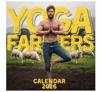 Yoga Farmers Calendar 2026: A Year of Tranquil Poses, Country Humor, and Rural Spirit, 8.5 x 8.5" Country Balance Edition
