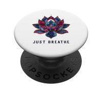 Yoga Flor de Loto Budismo Zen Budismo Budista Meditación PopSockets PopGrip Adhesivo