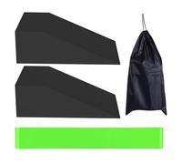 Yoga Foam Wedge - Bloques de esquina de espuma, profesional | Rampa de sentadilla sin resbalón, accesorios de yoga frecuentes, ligero