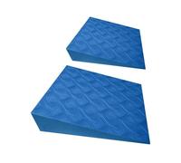 Yoga Foam Wedges 2 piezas, EVA Lightweight Ejercise Cuña Blocks, Angled Workout cuña para sentadillas Pushups Planks, no Slip Fitness Wedges for Pilates Rehab Balance, Foot Support Tool