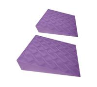 Yoga Foam Wedges - Foam Wedge for Exercise | 2 Pieces Ergonomic Lightweight | Work Out Wedge Blocks | for Yoga Pilates Squat Pushup Plank Fitness Foot Workout